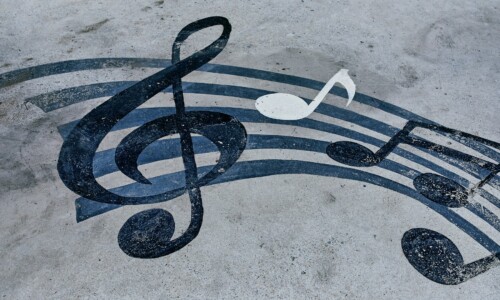 a drawing on the sand
